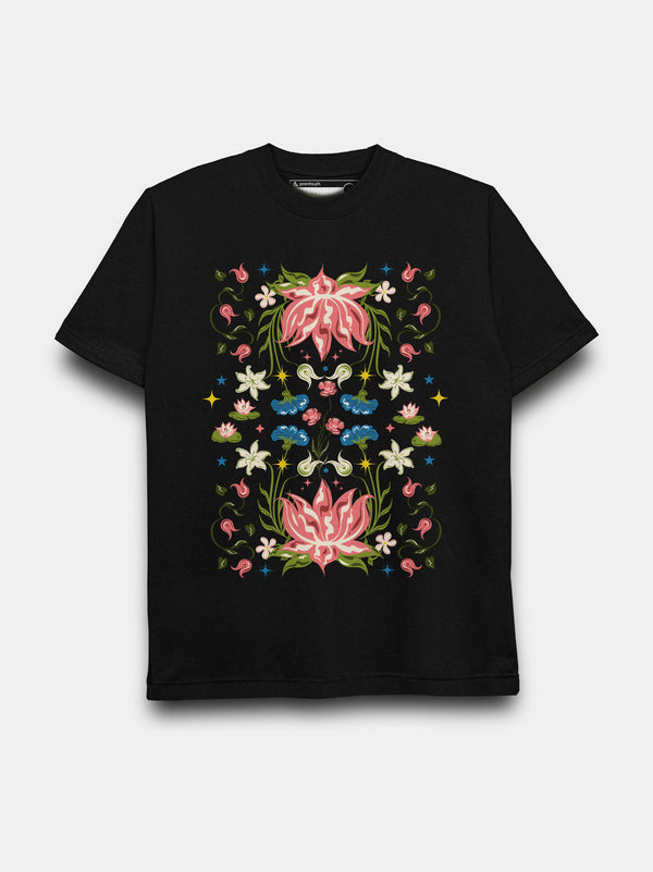 ONE PIECE SIDE CUTOUT FRONT CHERRY BLOSSOM PRINTS