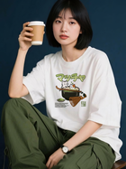 Cute Matcha Cats Illustration