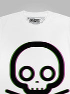 Minimalist Crossbones (3D Green Magenta)