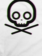 Minimalist Crossbones (3D Green Magenta)